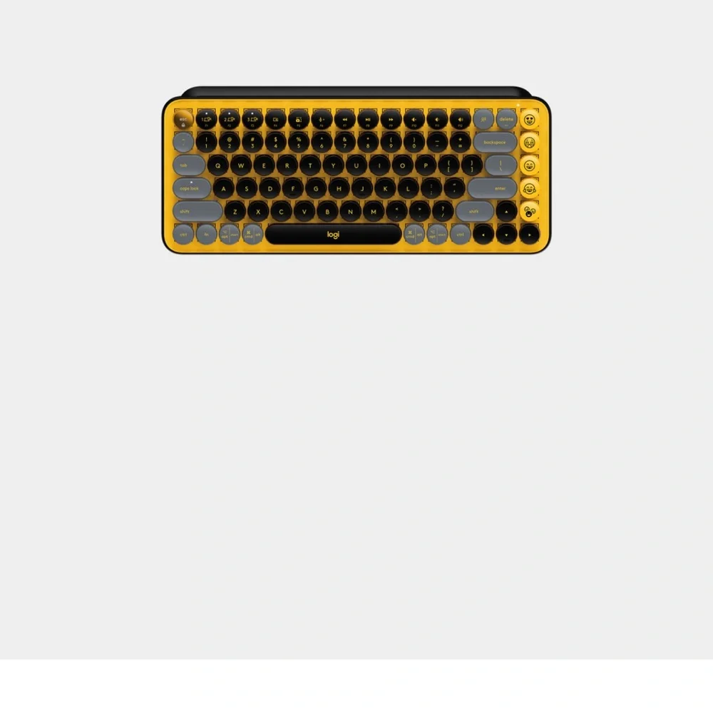 Logitech POP Mechanical Wireless Keyboard with Customizable Emoji Keys